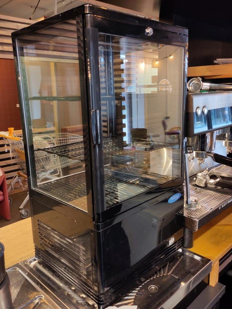 Koelvitrine Maxima Mini 58L Zwart, Ophalen, Koelen en Vriezen