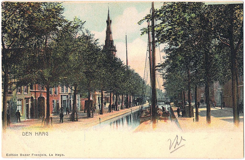 Den Haag 101, Zuid-Oost Buitensingel, verstuurd 1903, Verzenden, Voor 1920, Gelopen, Zuid-Holland