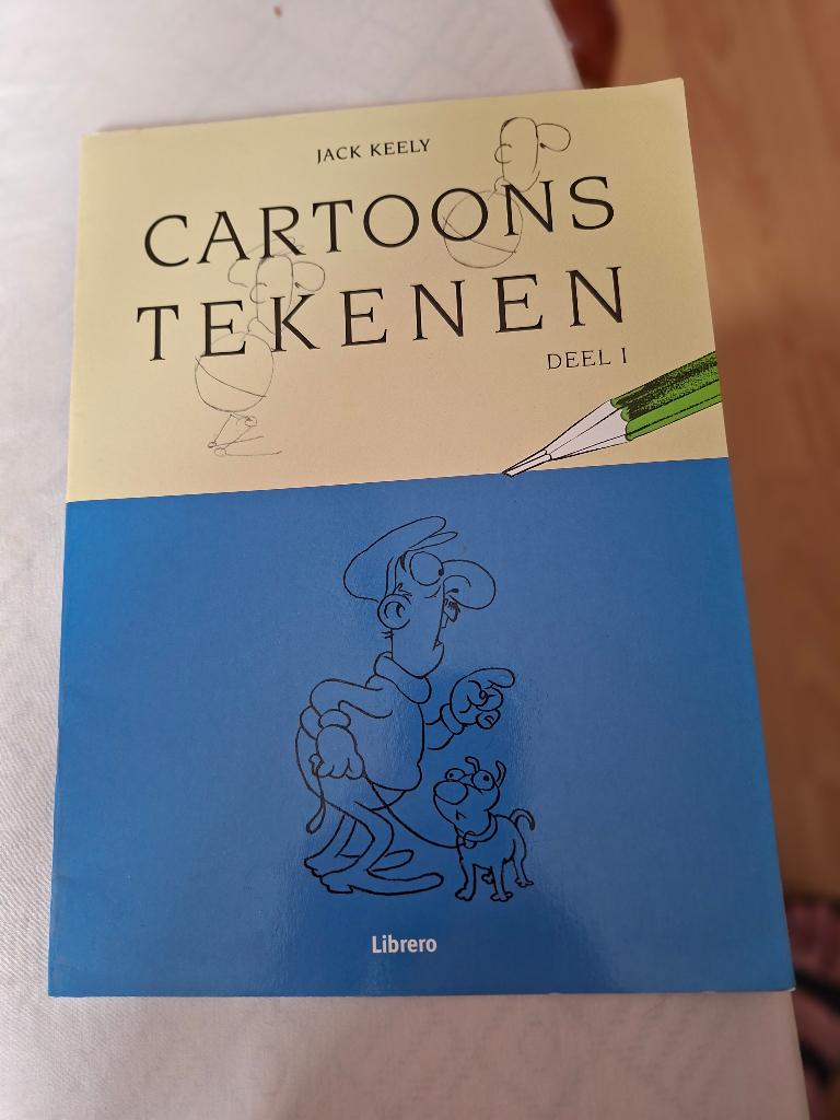 deel 1 cartoons tekenen, Ophalen of Verzenden, Zo goed als nieuw, Boek of Gids