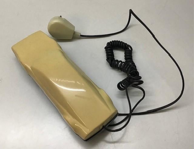 Leuke vintage telefoon jaren 80 model auto, Telecommunicatie, Ophalen of Verzenden, Gebruikt