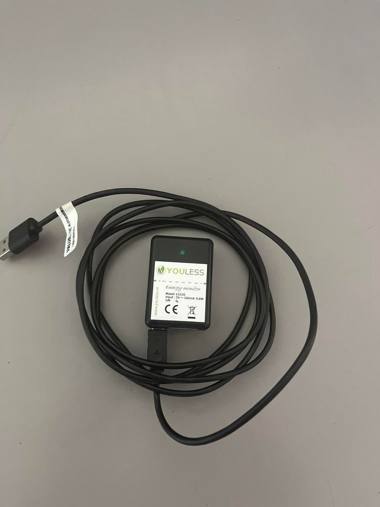 Youless LS120 P1 Energiemeter - Slimme Energie Monitor, Ophalen of Verzenden, Zo goed als nieuw