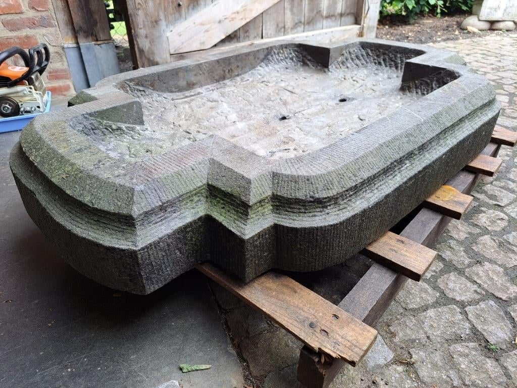 arduinen bloembak, Tuin en Terras, Bloembakken en Plantenbakken, Ophalen, Gebruikt, Minder dan 30 cm, Rond