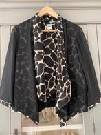 Vestje jasje zwart panter Vero Moda Maat M, Maat 38/40 (M), Vero Moda, Zwart, Ophalen of Verzenden