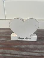 Klein wit houten heart fotostandertje Riviera Maison, Huis en Inrichting, Ophalen of Verzenden, Zo goed als nieuw
