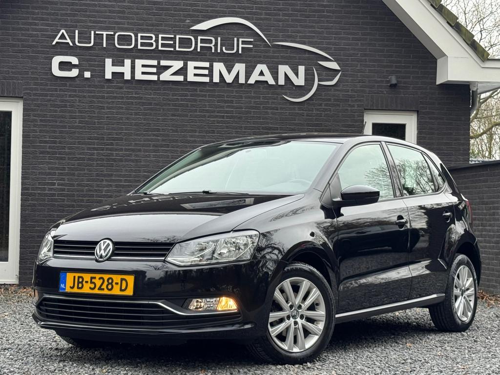 Volkswagen Polo 1.2 TSI Highline Facelift Cruise Control Spo, Stof, 4 cilinders, Zwart, Bedrijf