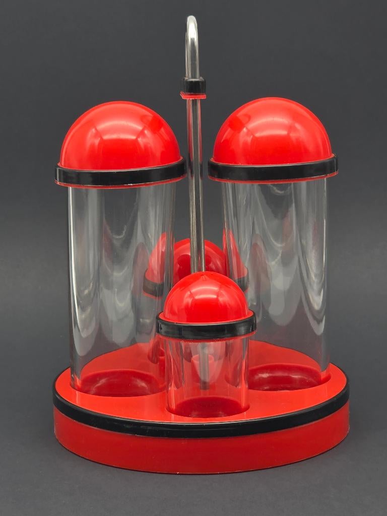 Vintage Zout- en Peper & Olieset - Made in Italy, Ophalen of Verzenden, Gebruikt