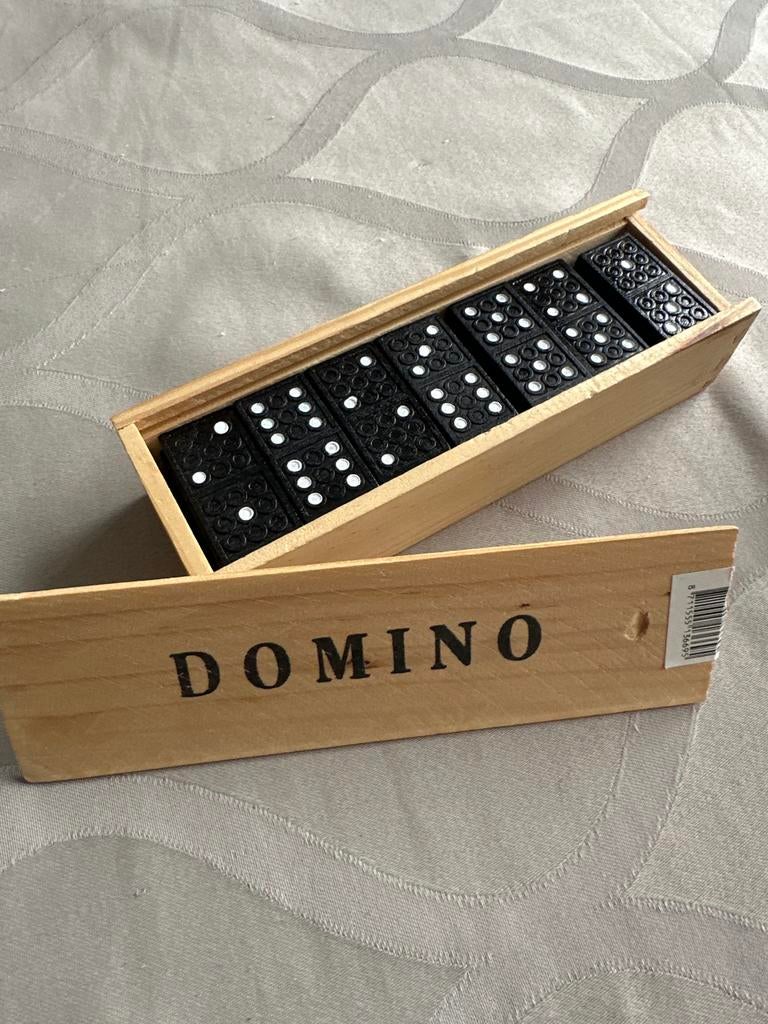Domino Set in Houten Doos, Ophalen, Zo goed als nieuw, Overige typen