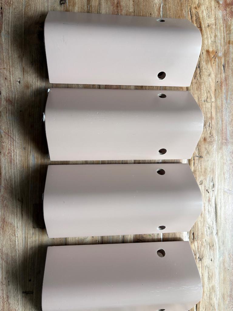 Auping Auronde poten 35 cm – set van 4 – origineel, Ophalen of Verzenden, Gebruikt, Tweepersoons, 70 cm of minder