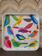 Ikea Barbar dienblad met vogels, Kunststof, Vierkant, Ophalen of Verzenden, Zo goed als nieuw