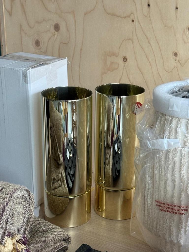 Tafellamp goud leitmotiv, Huis en Inrichting, Ophalen, Overige materialen, Nieuw, Hotel chique