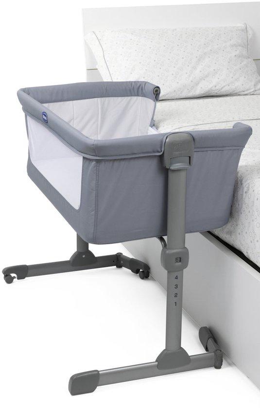 Chicco Next2Me Co-sleeper +  Molton Hoeslaken, Ophalen, Zo goed als nieuw, Wieg