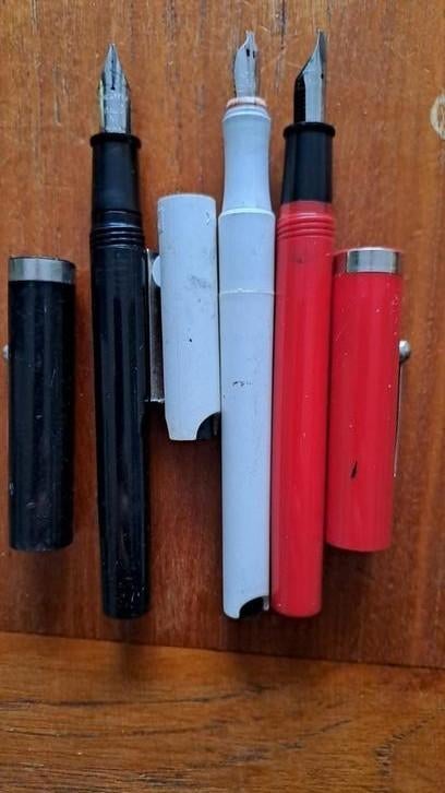 Vulpen 3x, Ophalen of Verzenden, Zo goed als nieuw, Vulpen, Overige merken