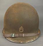 US M1 helmet 4th Infantry Division, Verzenden, Nederland, Embleem of Badge