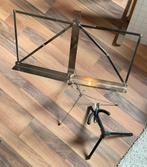 Muziek- en saxofoonstandaard in goede staat, Ophalen of Verzenden, Zo goed als nieuw, Muziekstandaard, Saxofoon