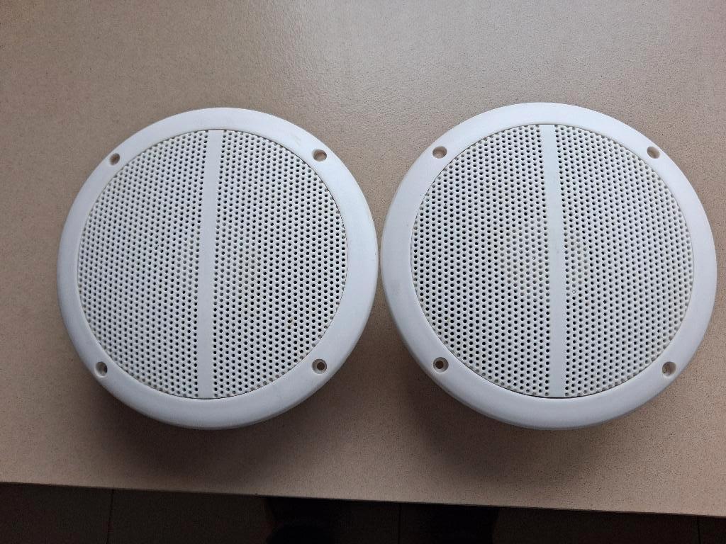 2 waterdichte luidsprekers, Audio, Tv en Foto, Luidsprekers, Overige merken, Gebruikt, Ophalen of Verzenden, Minder dan 60 watt