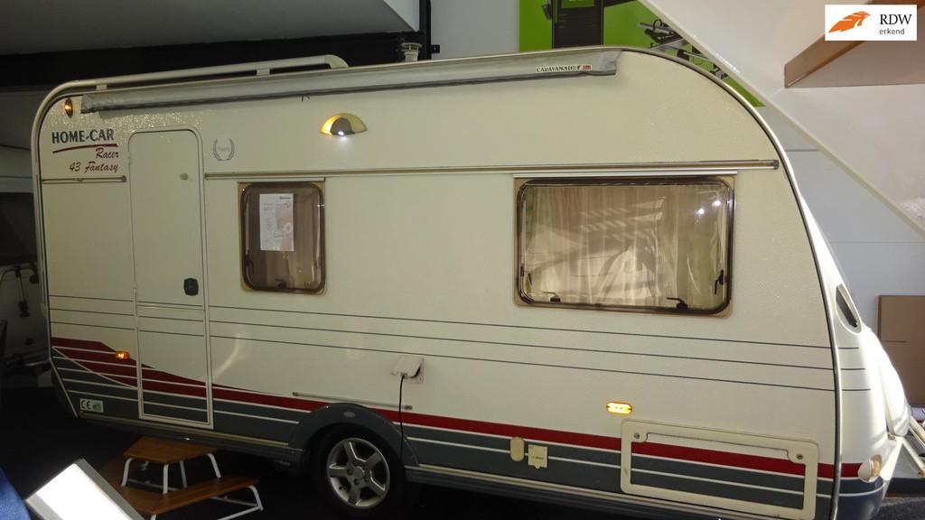 HOME CAR RACER 43 Fantasy 2007 VASTBED MIDDENZIT MOVER 930 k, Caravans en Kamperen, Caravans, Home-car, Mover, Bedrijf, 750 - 1000 kg
