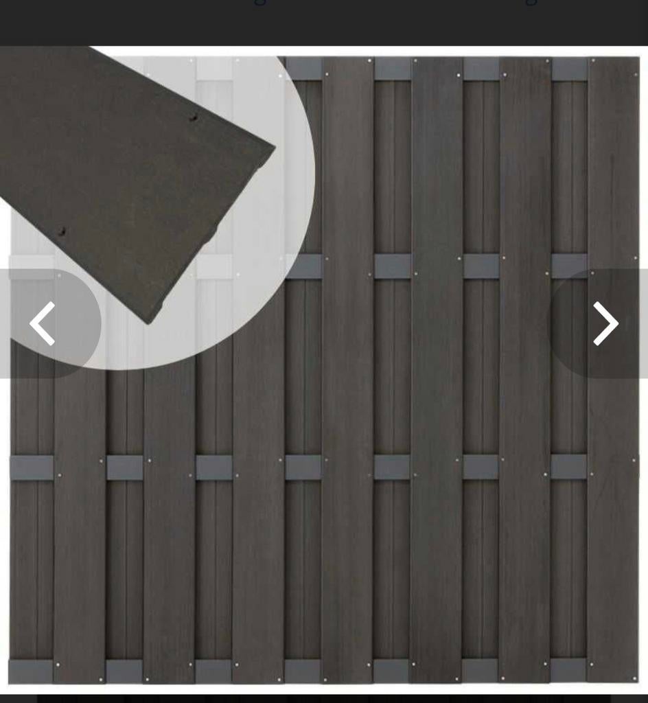 Ik ZOEK een composiet schutting van homingxl, Tuin en Terras, Ophalen of Verzenden, Kunststof, Minder dan 3 meter, 1 tot 2 meter