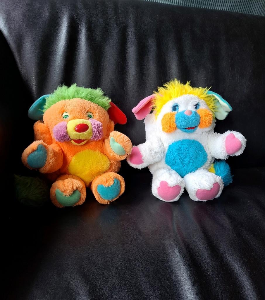 2 mooie vintage Popples knuffels uit de jaren 80, Ophalen of Verzenden, Zo goed als nieuw