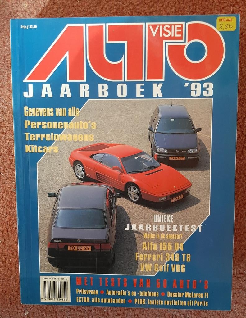 Auto Visie Jaarboeken., Ophalen of Verzenden, Gelezen, Algemeen