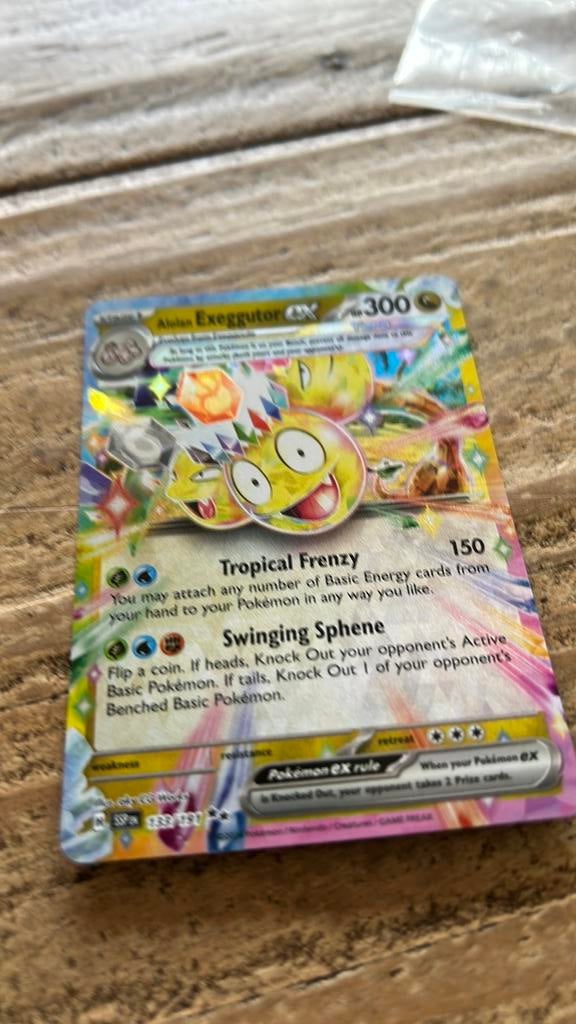 Alolan exeggutor ex, Ophalen of Verzenden, Zo goed als nieuw