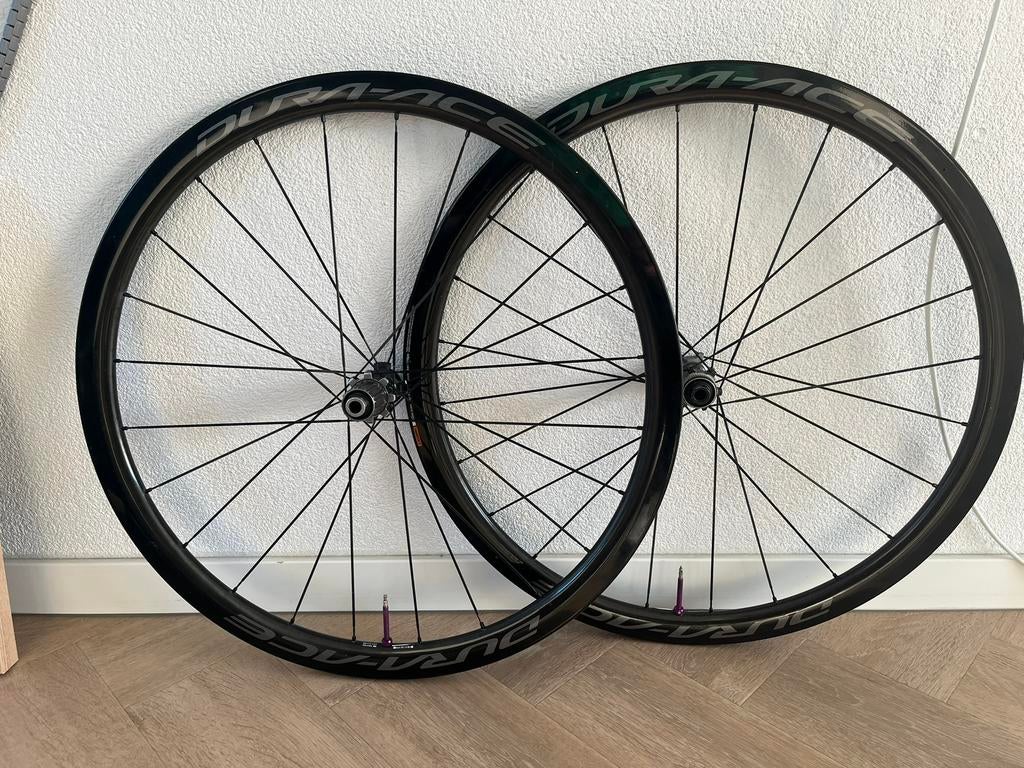 Shimano Dura ace C40 disc wielset, Fietsen en Brommers, Fietsonderdelen, Wiel, Ophalen of Verzenden, Zo goed als nieuw, Racefiets