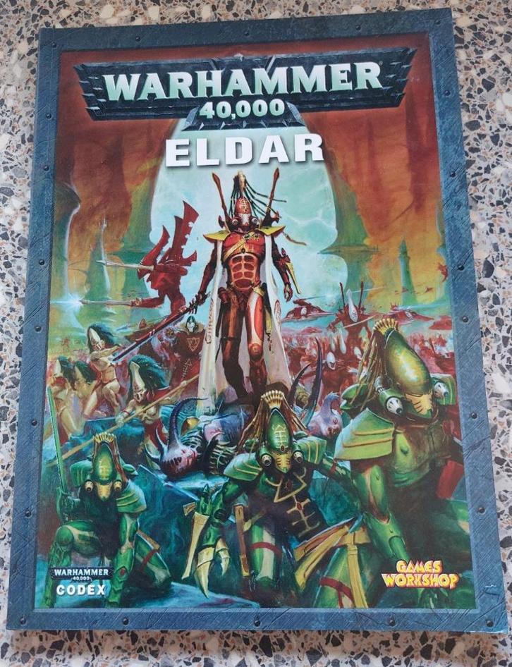Warhammer 40,000 40k Codex Eldar, Hobby en Vrije tijd, Wargaming, Zo goed als nieuw, Warhammer, Boek of Catalogus, Ophalen of Verzenden
