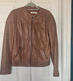 100% lamsleer bruine korte jack NAFNAF maat 42, Ophalen of Verzenden, Zo goed als nieuw, Maat 42/44 (L), Bruin