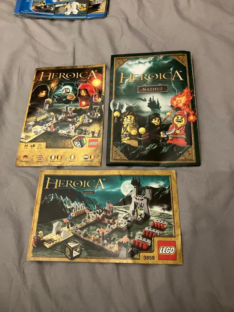 Lego Heroica Nathuz 3859 instructieboekjes, Overige thema's, Lego, Accessoire, Ophalen of Verzenden