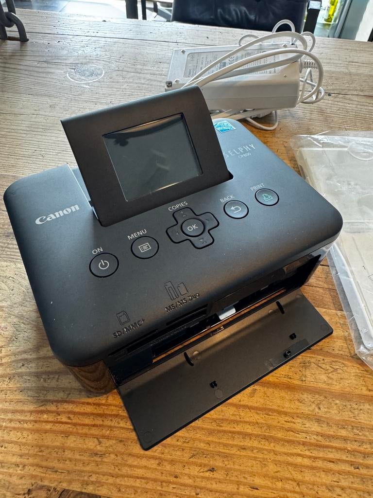 Canon SELPHY CP800 Compacte Fotoprinter - Zwart, Fotoprinter, Kleur printen, Ophalen of Verzenden, Zo goed als nieuw