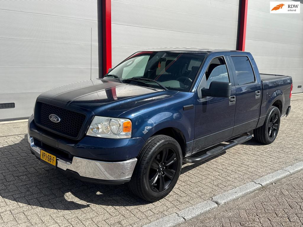 Ford F150 XLT 4X2 TRITON, Auto's, Bestelauto's, Blauw, Bedrijf, 600 kg, 6 stoelen