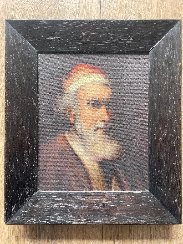 Portret van een oude man Wim Cadée 1949, Antiek en Kunst, Kunst | Schilderijen | Klassiek, Ophalen of Verzenden