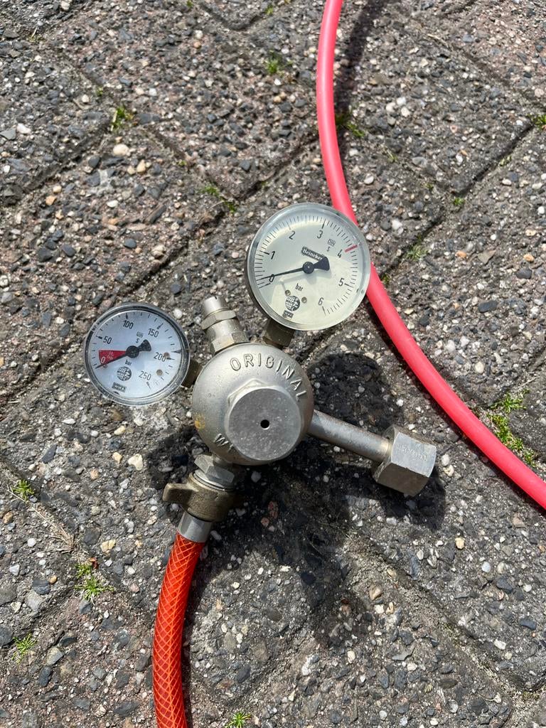 Complete Tapkraan Set met Drukregelaar en Aansluitingen, Ophalen, Gebruikt, Overige merken