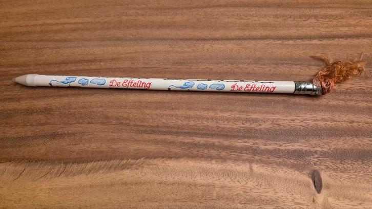 Vintage Efteling potlood met kwastje, Verzamelen, Efteling, Ophalen of Verzenden