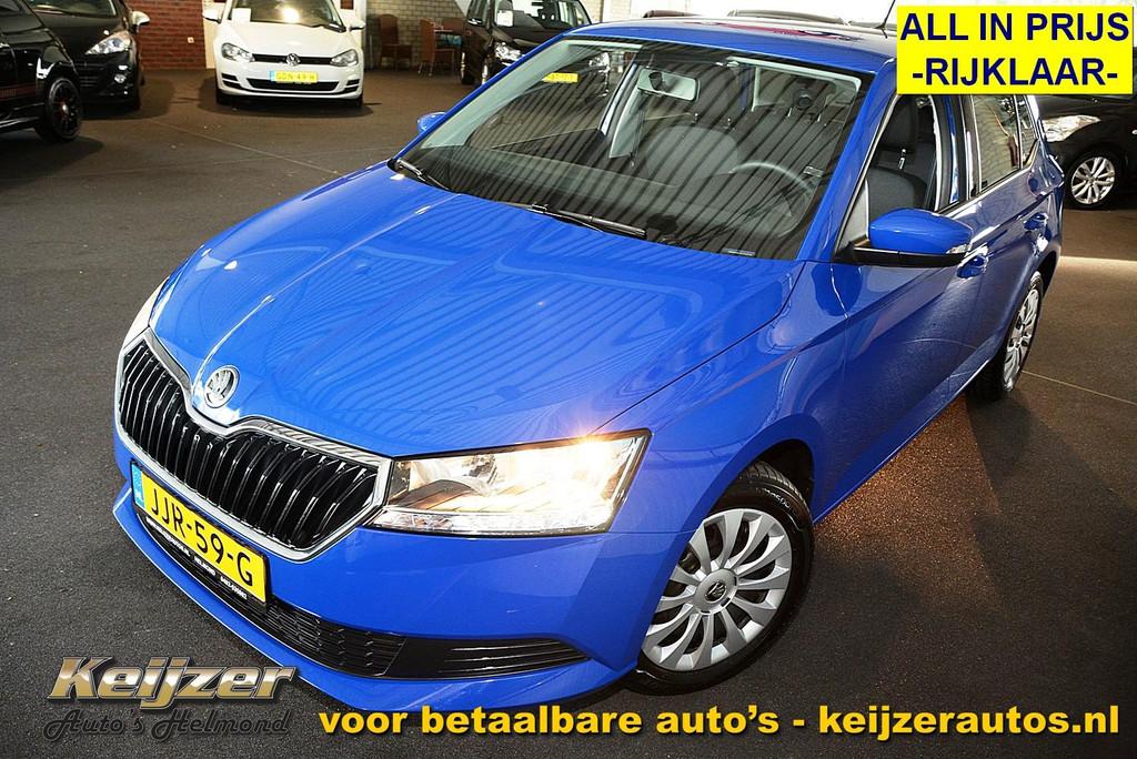 Skoda Fabia 1.0 TSI Active Airco-stoelverw. etc., Voorwielaandrijving, Stof, Gebruikt, Euro 6