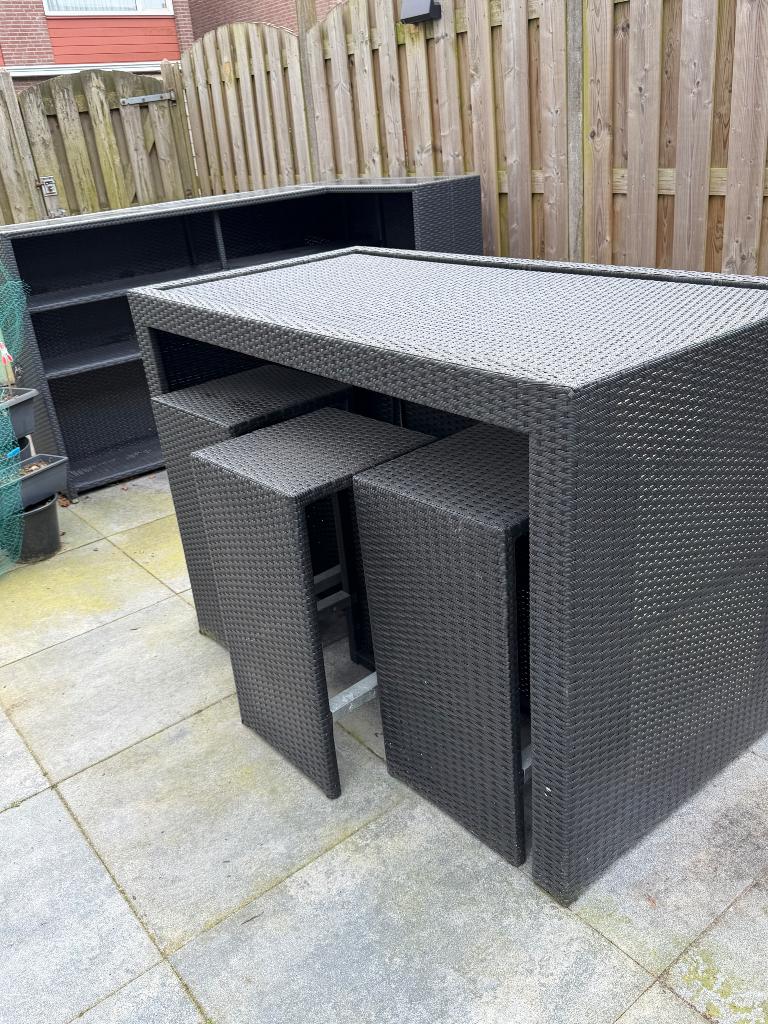 Tuinbar, Ophalen, Gebruikt, 6 zitplaatsen, Eettafel