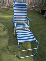 Comfortabele Crespo campingstoel met voetensteun, Ophalen of Verzenden, Gebruikt, Campingstoel