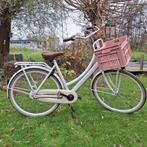 Meisjes fiets wit met krat voorop, Ophalen, Gebruikt, Overige merken, Versnellingen