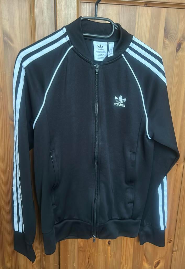 Adidas trainingspak zwart (S/M) – nette staat, Zwart, Overige typen, Ophalen of Verzenden, Maat 36 (S)