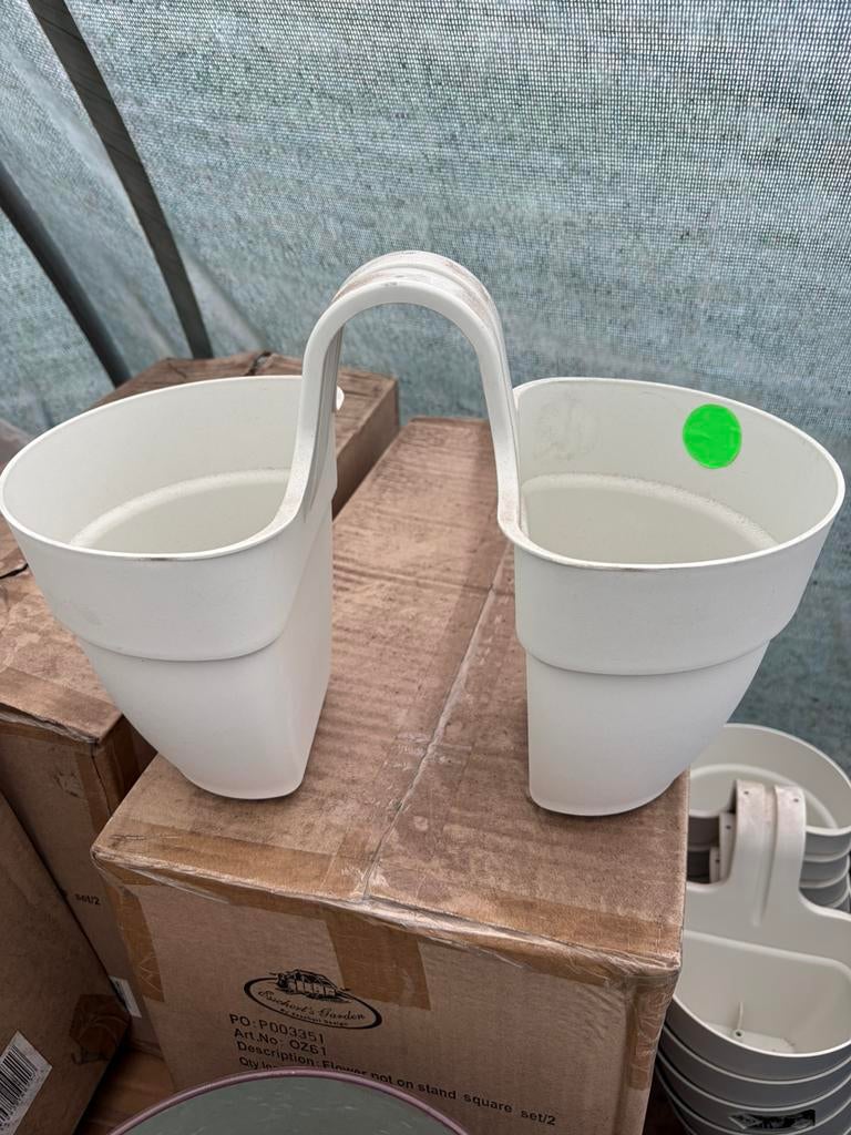 Balkon bakjes partij, Ophalen, Kunststof, Minder dan 30 cm, Balkon