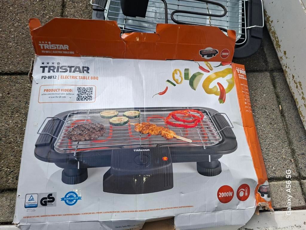Elektrische barbecue, Ophalen of Verzenden, Zo goed als nieuw
