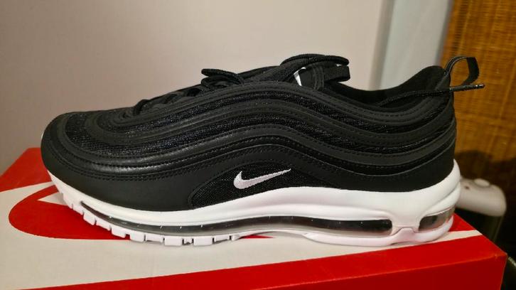 Nike Air Max 97 "Black White" ,, Kleding | Heren, Schoenen, Nieuw, Zwart, Ophalen of Verzenden