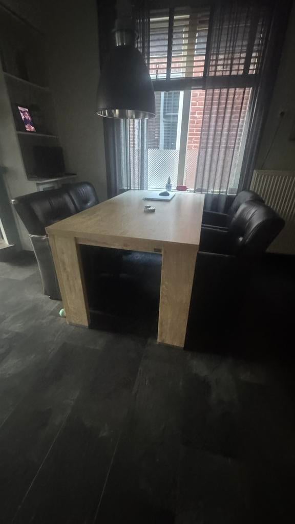 Lamulux eettafel, Ophalen