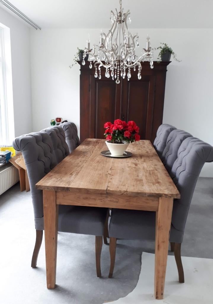 Eetkamerstoelen Dubbelman, Ophalen, Gebruikt, Landelijk, Vijf, Zes of meer stoelen