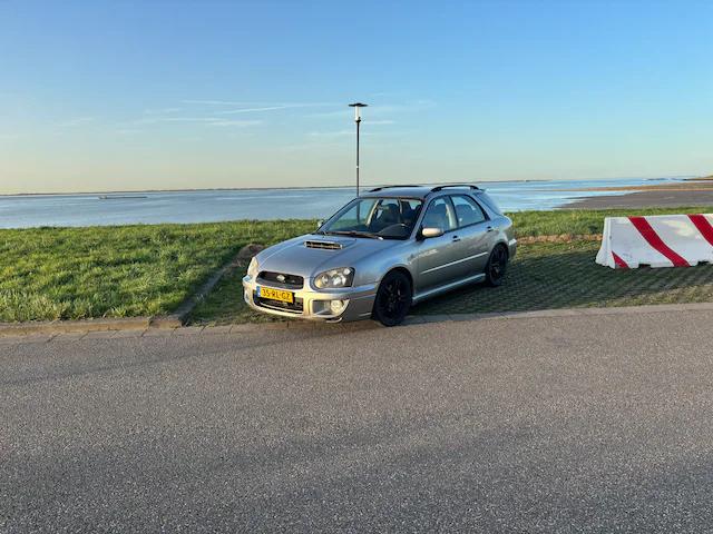 Subaru Impreza 2.0 Turbo WRX Plus AWD 2005 Grijs, Auto's, Subaru, 1994 cc, Stof, Zwart, Handgeschakeld