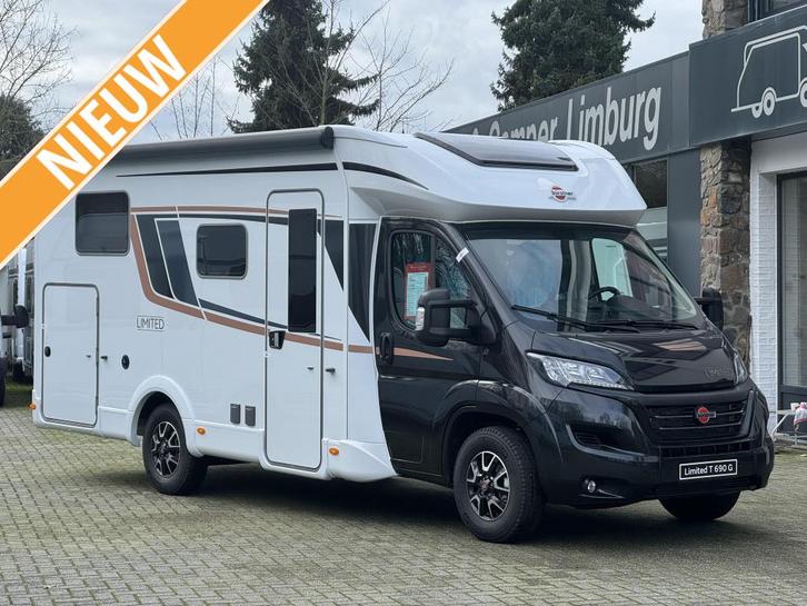 Bürstner Limited T 690 G , OUTLETPRIJS !, Caravans en Kamperen, Campers, tot en met 4, Half-integraal, Bürstner, Fiat, Diesel