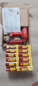 HAUBOLD TACKER PN 6040 A en nieten RVS  GOLD LOCK, Ophalen of Verzenden, Zo goed als nieuw