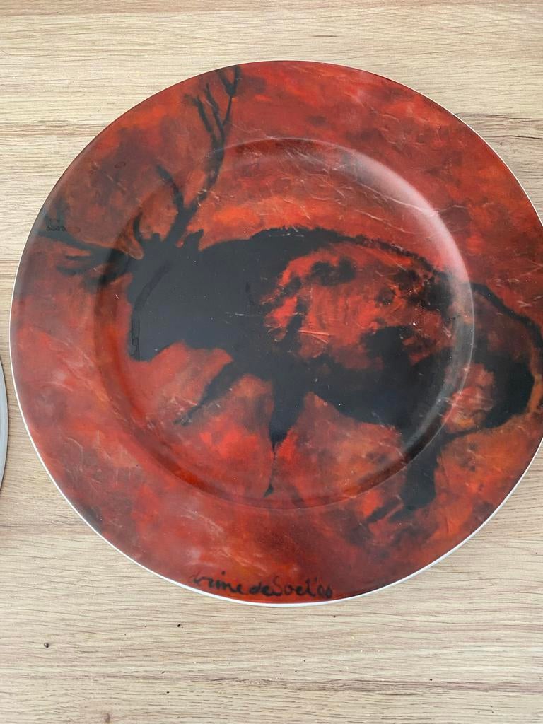 4x ‘Wild’ borden, Dorine de Soet, Maastricht Porselein, Ophalen of Verzenden, Zo goed als nieuw