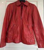 Sticks & Stones Leren Jack - Rood, Kleding | Dames, Jassen | Zomer, Verzenden, Zo goed als nieuw, Maat 36 (S), Rood