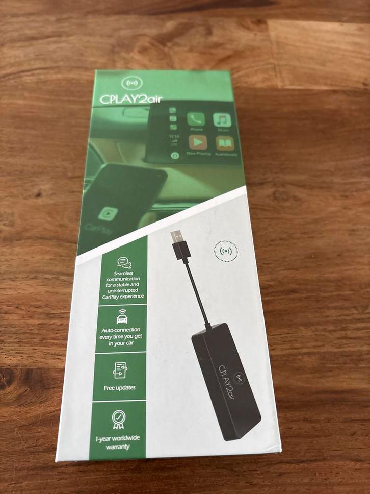 CPLAY2air draadloze CarPlay adapter, Auto diversen, Auto-accessoires, Zo goed als nieuw, Ophalen