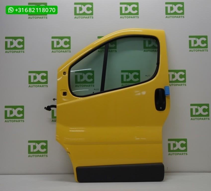 Opel Vivaro bestel A ('01-'14) Deur linksvoor geel, Gebruikt, Deur, Ophalen of Verzenden, Opel